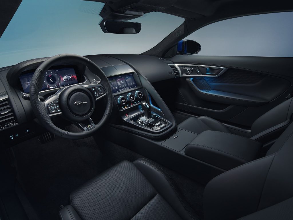 Jaguar F-Type Facelift Interieur