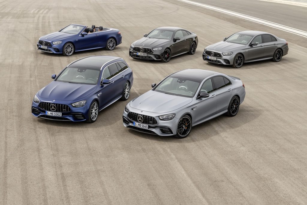 Mercedes-AMG E 63 4MATIC+ Limousine und T-Modell E 53 Coupé Cabrio